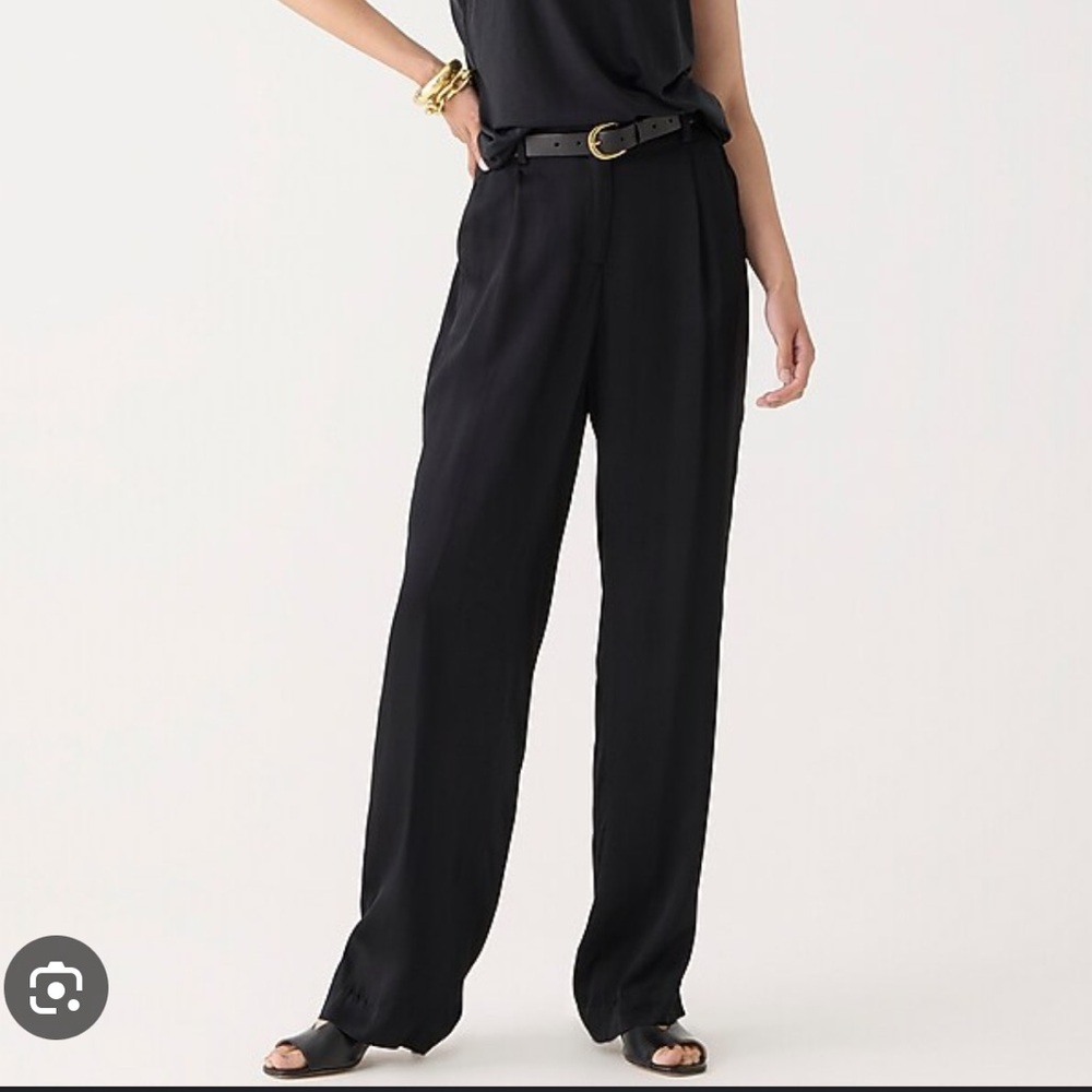 TALL J.CREW LUSTER CREPE PANTS